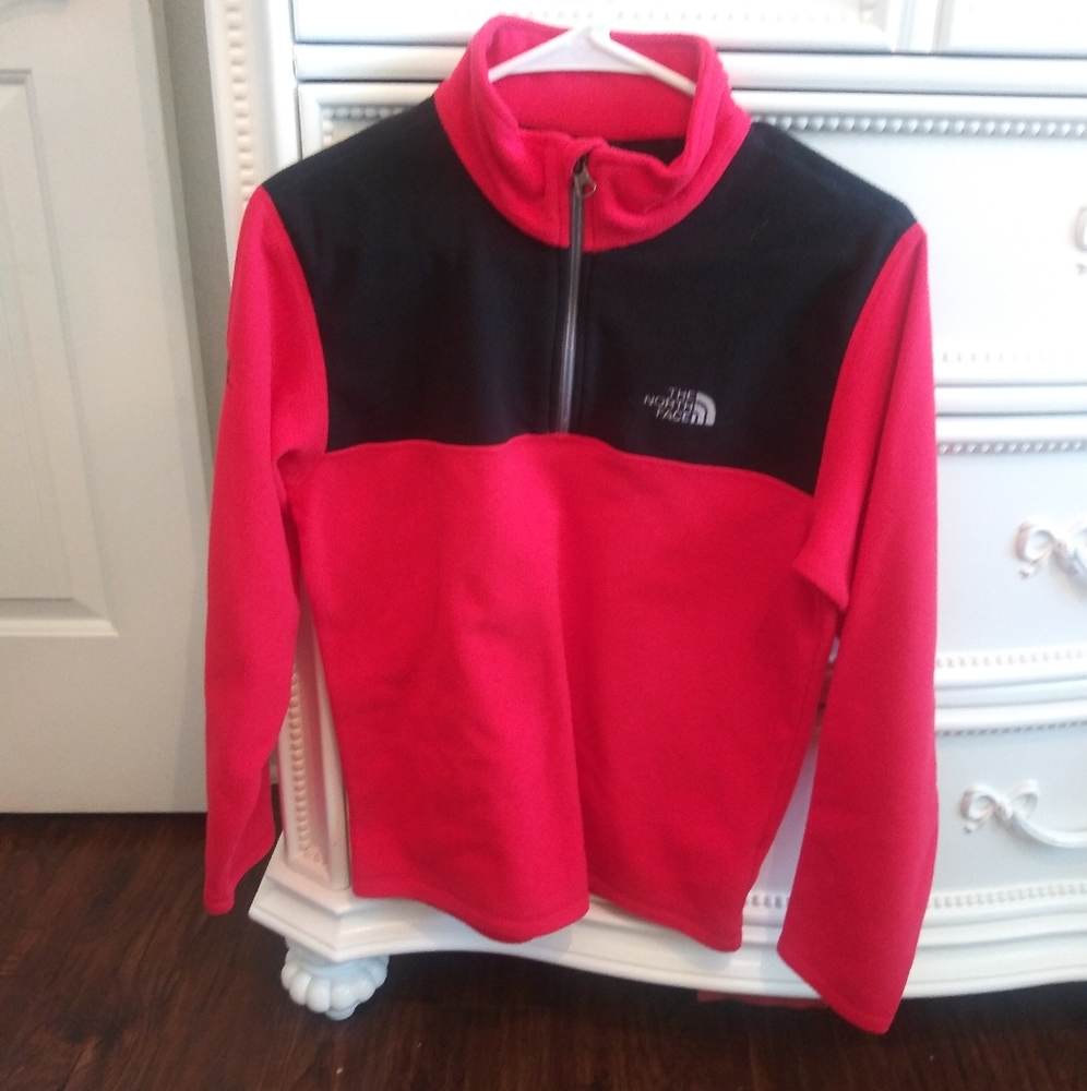 The North Face Kids Two-Tone Red and Black Pullover
